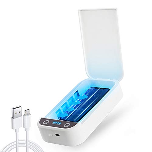 Cell Phone Clean Box, Portable Light Smart Phone Soap with USB Charging Function, Suitable for iOS Android Mobile Phone Toothbrush Keys 1