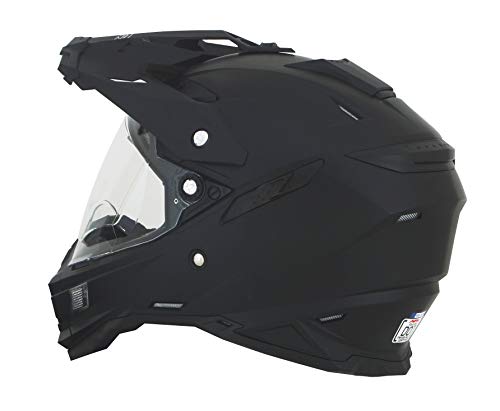 AFX FX-41DS Helmet - Solid - Flat Black - Size Large 4