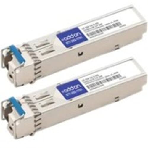 AddOn Ubiquiti SFP (Mini-GBIC) Module - for Data Networking, Optical Network - 1 LC 1000Base-BX Network - Optical Fiber Single-Mode - Gigabit Ethernet - 1000Base-BX - Hot-swappable - TAA Compliant - 1