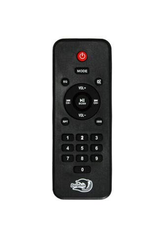 Dolphin SP-1200RBT Portable Party Bluetooh Speaker w/Remote Control and Sound Activated LED Light Show, 12", Long Lasting Battery 3