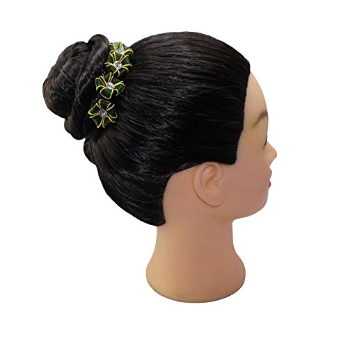 4 Pcs Green Colour Flowers Hair Accessories for Women Wedding
