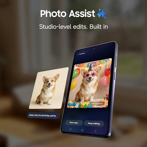 Samsung Galaxy S26 Ultra 5G (Cobalt Violet, 12GB RAM, 256GB Storage) with Built-in Privacy Display, AI Phone, Photo Assist, Creative Studio, 200MP Camera, 5000mAh Battery and Snapdragon 8 Elite Gen 5 6