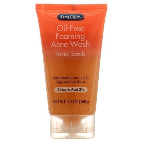 Organic Brand Extra Care Oil-free Foaming Acne Wash Facial Scrub 5.3oz (2 Pack) (5.3oz) - Exfoliating - Face - Acne Prone Skin