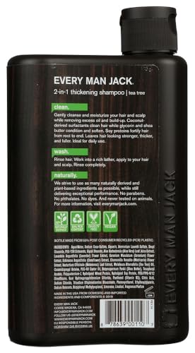 Every Man Jack 2-in-1 Thickening Shampoo Tea Tree -- 13.5 fl oz 3