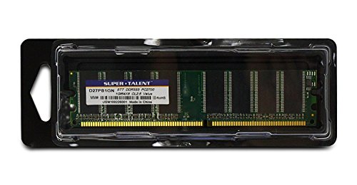 Super Talent DDR333 1GB/64x8 CL2.5 16-Channel Memory D27PB1GN, Bulk
