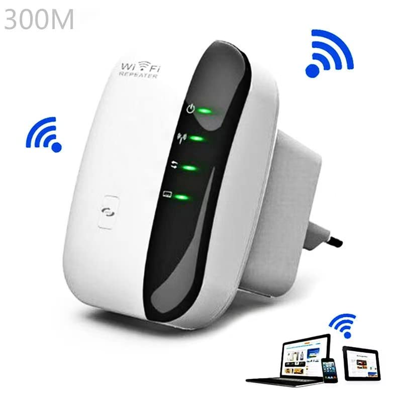 WiFi Extender, Home WiFi Signal Booster, WiFi Repeater with Ethernet Port, one-Click Access Point Setup, Gaming Speed and Network Without lag - Smooth White (Smooth White) 3