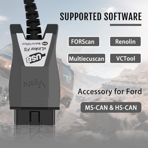Vgate vLinker FS USB OBD2 to USB Car Diagnostic Tool Code Reader for FORScan OBD2 Adapter 6