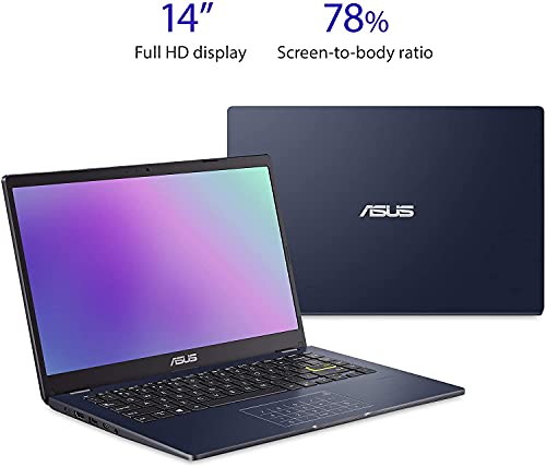 ASUS 2022 L410 Thin Light Student Laptop Computer, 14" FHD Display, Intel Celeron Processor, 4GB RAM, 256 GB Storage, 12Hours Battery, Backlit Keyboard, Windows 10 + 1 Year Microsoft 365, Star Black 3