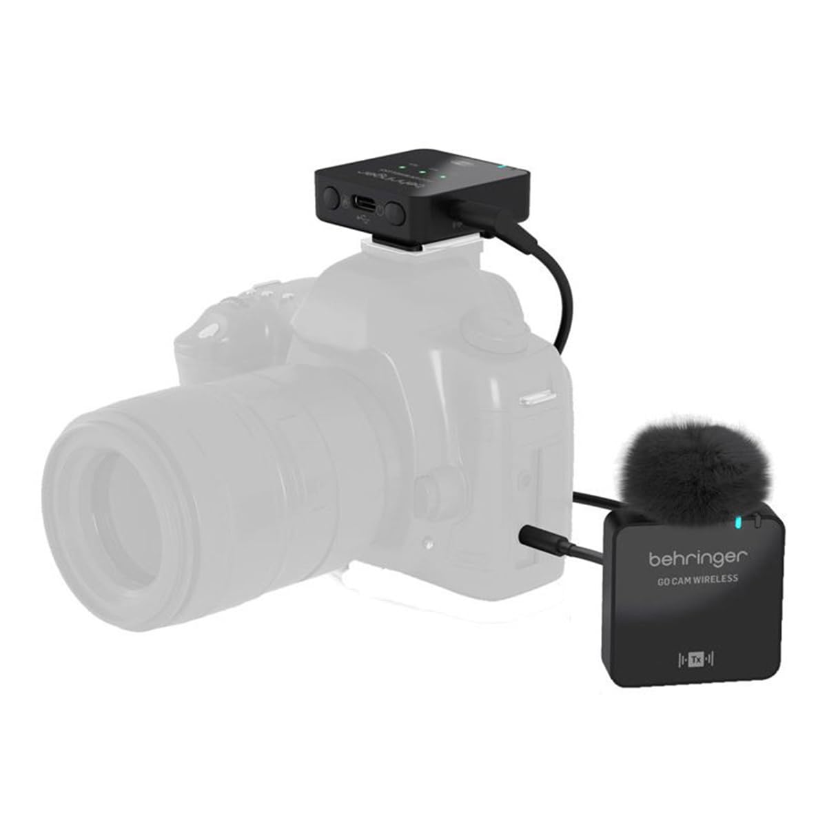 Behringer GO CAM Wireless Digital Clip-On Microphone System for Content Creators (GO CAM Wireless) 6