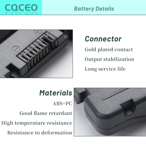 CF-VZSU0PR CF-VZSU0PW Battery for Panasonic Toughbook CF54 CF-54 Mk1 Mk2 Mk3 Series 54 Gloved Multi Touch,54 Lite, 54 Performance, 54 Prime CF-54F9001KM CF-VZSU0GW CF-VZSU0KR 11.1V 46Wh/4200mAh/6-Cell 2
