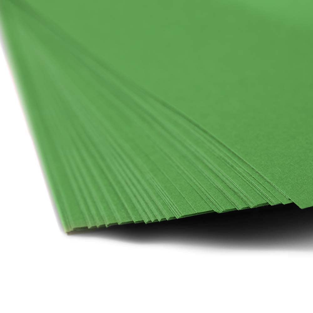 JAM PAPER Colored 24lb Paper - 90 gsm - 8.5 x 11 - Green Recycled - 50 Sheets/Pack 3