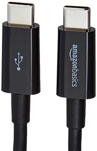 AmazonBasics USB Type-C to USB Type-C 2.0 Cable - 9 Feet (2.7 Meters) - Black 3