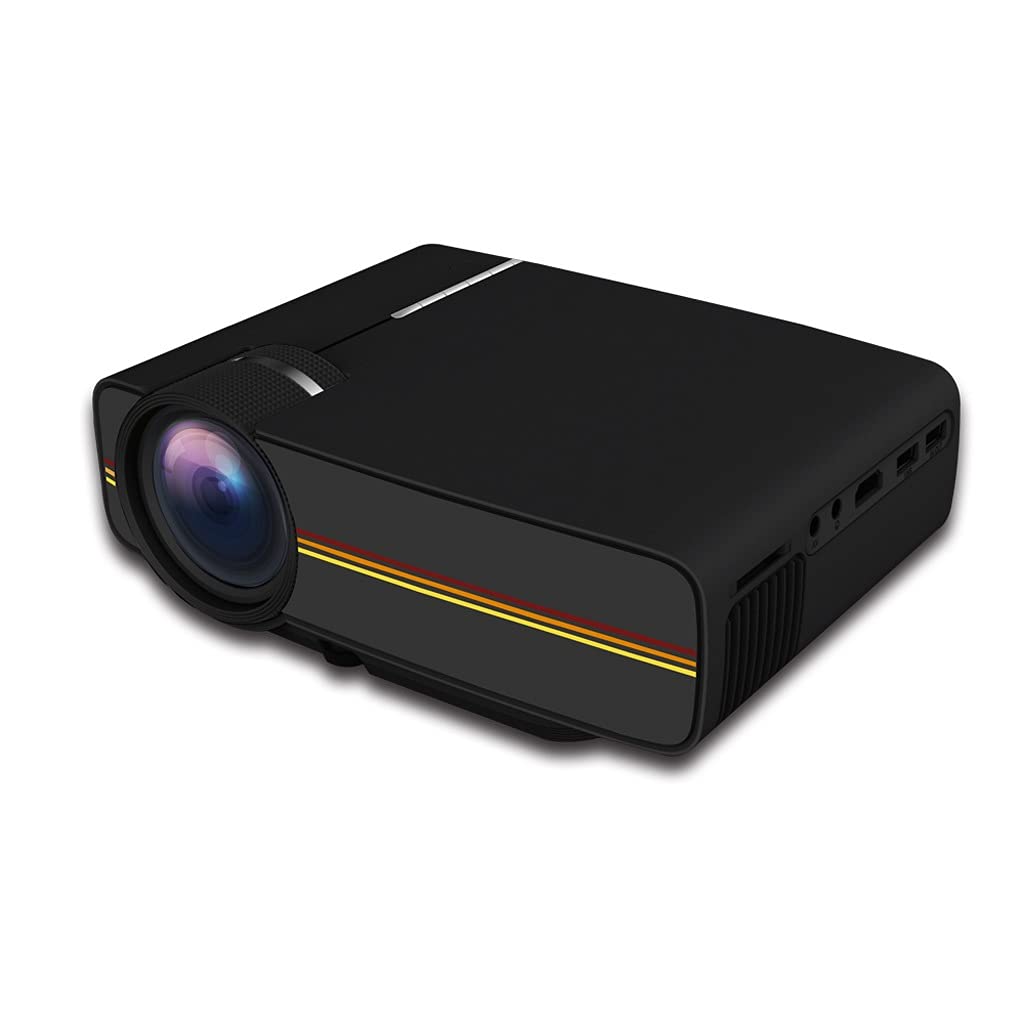 Upgrade Mini Projector 1080P 1800Lumen Portable LCD LED Projector Home Cinema USB Compatible 3D Beamer ( Color : Onecolor , Size : YG400 ) (D YG410)