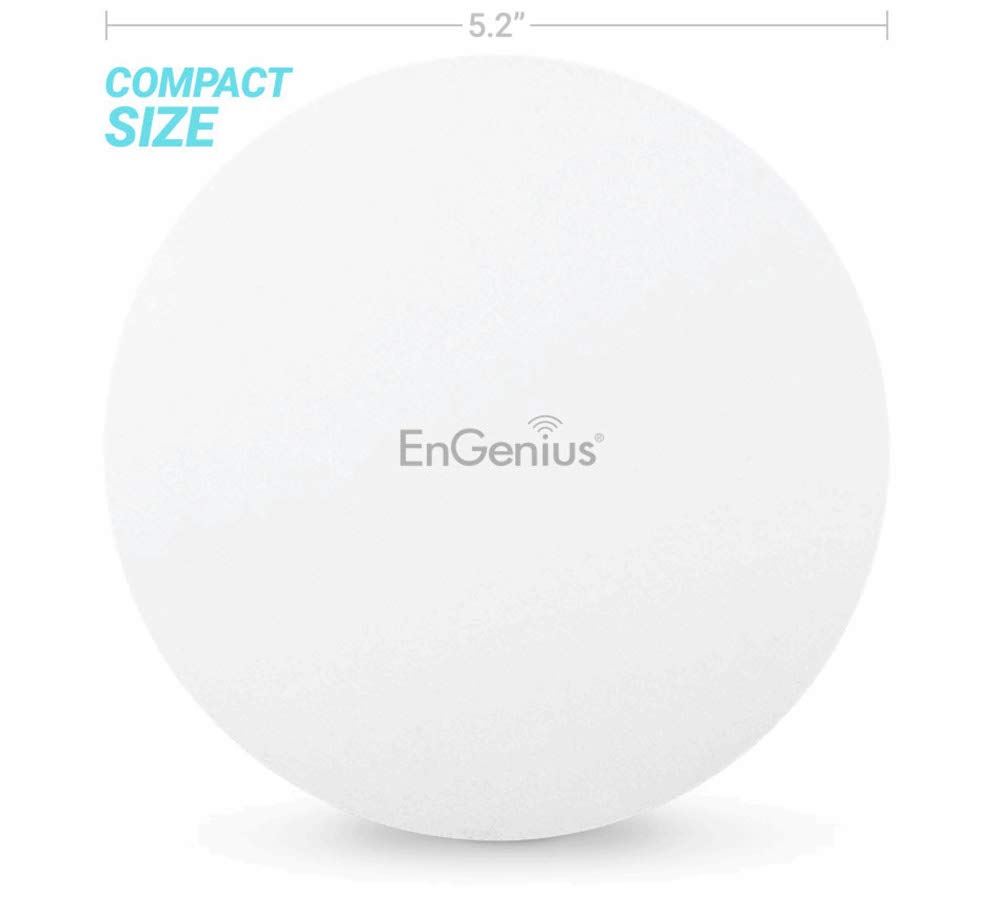 EnGenius Technologies EWS330AP-3Pack (3) 802.11AC Wave 2 Dual-Band 2x2 Managed Wireless Access Point Features 802.3af PoE, MU-MIMO, 26dBm Transmit Power with 5dBi Antennas (No Power Adapter) 3