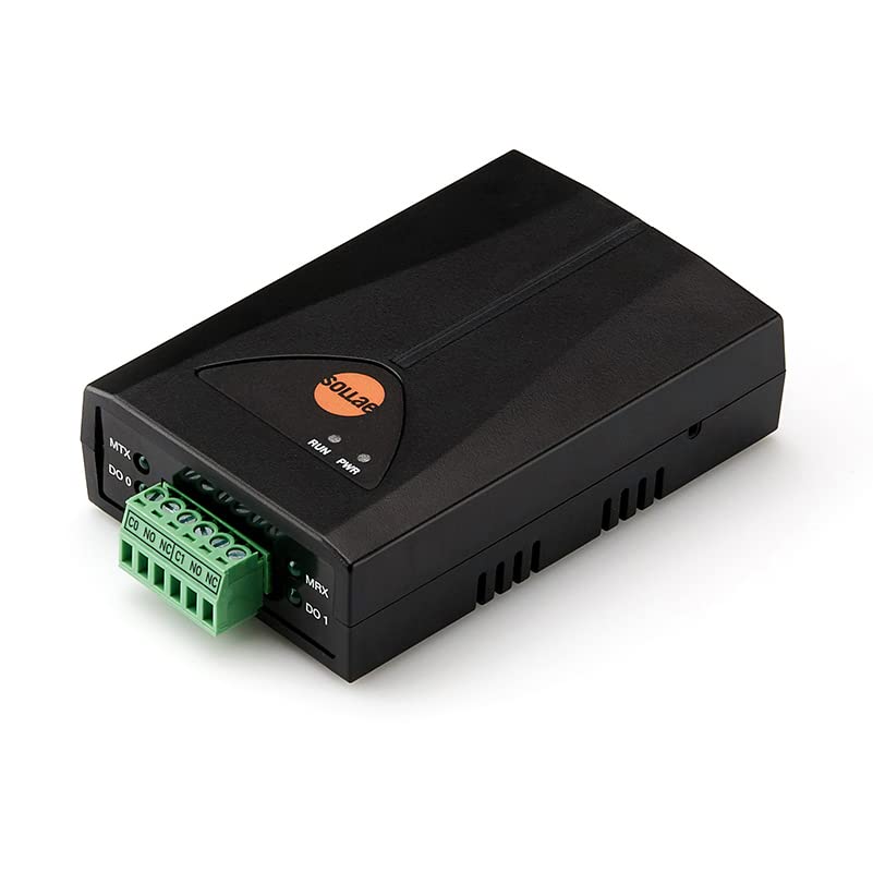SOLLAE SYSTEMS Digital Output IoT Gateway, 2 Relays Controlled via Sollae Cloud, SIG-5451 1