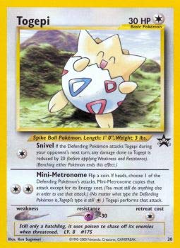 Pokemon - Togepi (30) - Wizards Black Star Promos 1