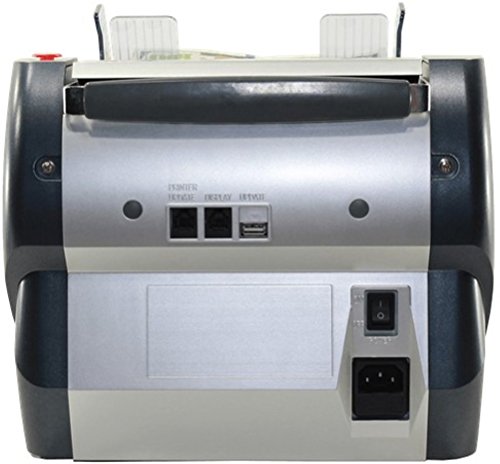 AccuBANKER AB4200 Bill Counter, 300 Bills Hopper Capacity, 200 Bills Stacker Capacity, Variable Counting Speeds up to 1,800 Bills/min & Emergency Stop Function, Commercial Grade, UL & CE cert 3
