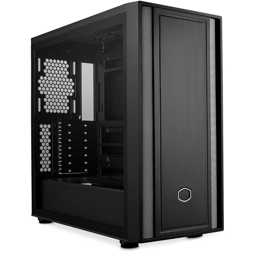 Cooler Master MasterBox 600 Lite Mid-Tower E-ATX Airflow Case - Back Connect MB & 420mm Radiator Ready, Supports up to 7 Case Fans, Tempered Glass Side, USB 3.2 Gen 1 Type-C 3