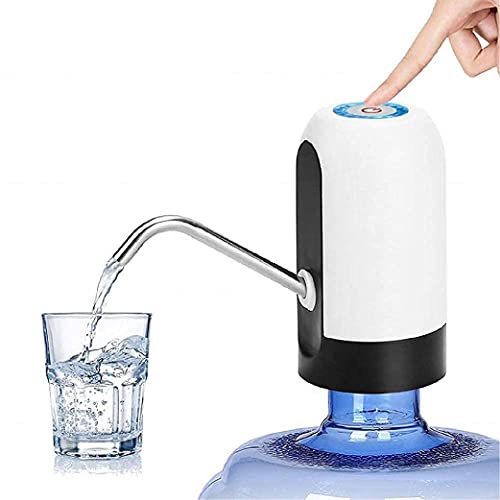 PRISMOSIS RETAIL Wireless USB Charging Cable Electric Rechargeable Drinking Automatic Water Dispenser Pump - (Black & White) 1