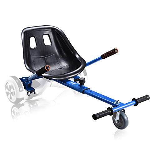 Hoverboard Seat Attachment Accessories Go Kart Conversion Kit, Transforming Self Balancing Scooter into Go-Kart, Adjustable Frame, Suitable All Ages & Heights, Compatible for 6.5'' 8'' 10'' (Jar) 1