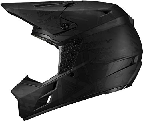Leatt GPX 3.5 V19.3 Adult Off-Road Motorcycle Helmet - Tribe Black/Small 3