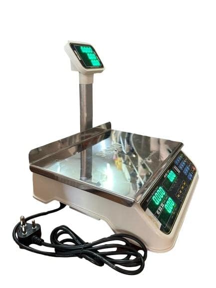 Aves ACS-30 Digital Weighing Scale with Max Capacity 40 Kg (Price Computing) 4