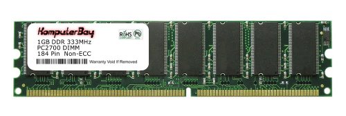 Komputerbay 1GB DDR DIMM (184 PIN) 333Mhz DDR333 PC2700 FOR Foxconn 915G7MC-S Motherboard 1 GB