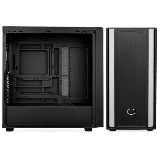 Cooler Master MasterBox 600 Lite Mid-Tower E-ATX Airflow Case - Back Connect MB & 420mm Radiator Ready, Supports up to 7 Case Fans, Tempered Glass Side, USB 3.2 Gen 1 Type-C 2