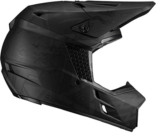 Leatt GPX 3.5 V19.3 Adult Off-Road Motorcycle Helmet - Tribe Black/Small 2