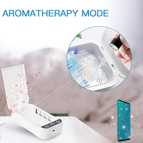 Cell Phone Clean Box, Portable Light Smart Phone Soap with USB Charging Function, Suitable for iOS Android Mobile Phone Toothbrush Keys 3