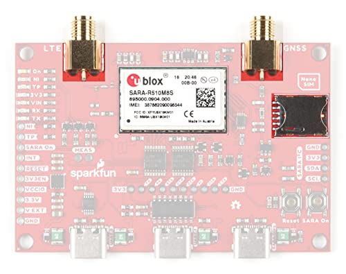 SparkFun LTE GNSS Breakout - SARA-R5 - Includes 1x Breakout and 1x Hologram eUICC SIM Card Secure Cloud LTE-M Data Communication for Multi-Regional use - Local Provider Must Offer LTE-M Coverage 5