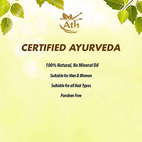 Ath Su-kesham Hair Care Kit, Organic (Hair Oil + Shampoo + Capsules + Tablets + Lepa), Ayurvedic Hair Care Range For Healthy & Soft Hair For Men & Women - Paraben-Free (1 Month Course) 6