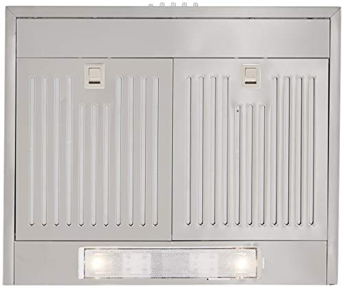 Inalsa 60cm, 950 m³/hr Kitchen Chimney Brio BF with SS Baffle Filter, Push Button Control, (Stainless Steel) 3