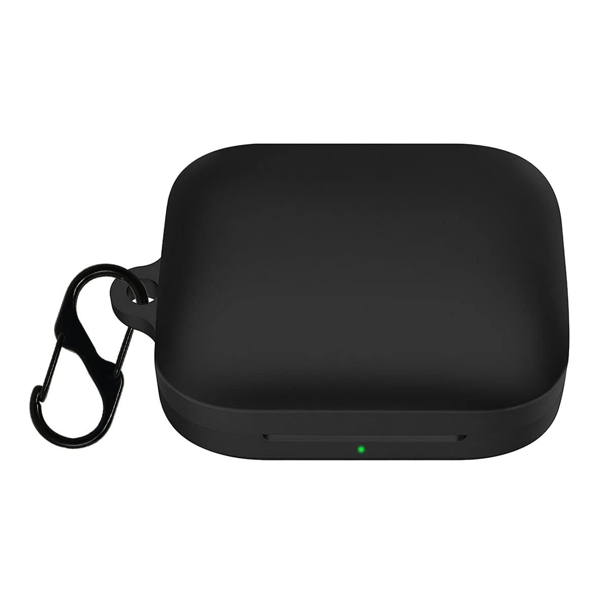 LIRAMARK Silicone Cover Case with Carbiner Compatible with OnePlus Buds Pro 2 (2023) / Oneplus Buds Pro 2R (Green) 1