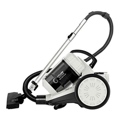 Inalsa Vacuum Cleaner Bagless Cylinder Zeus-1400W with HEPA Filter, Blower Function, Powerful Suction & High Energy Efficiency| 1.5 L Dust Box Capacity| 2 Years Warranty, (White/Grey) 1