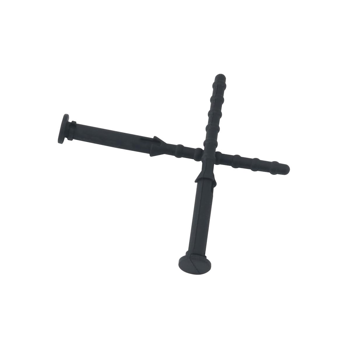 JianLing 30PCS PC Chassis Fan Vibration Isolation Spike Fixing Soft Rubber Spike 66mm PC Cooling Fan Mounting Screws Black 3