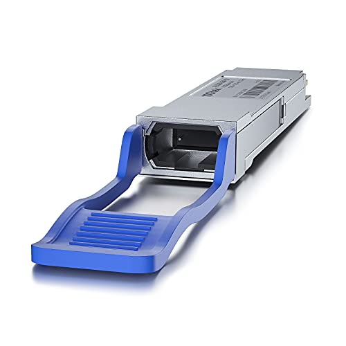 1 Pack of 100 Gigabit QSFP28 MPO Multi-Mode Transceiver and 1 Pack of 100G QSFP28 Loopback Module for SFP+ Port Testing 3