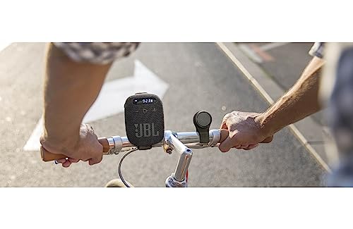 JBL Wind 3 Portable Bluetooth Speaker and FM Tuner Radio for Bike Handlebars 5