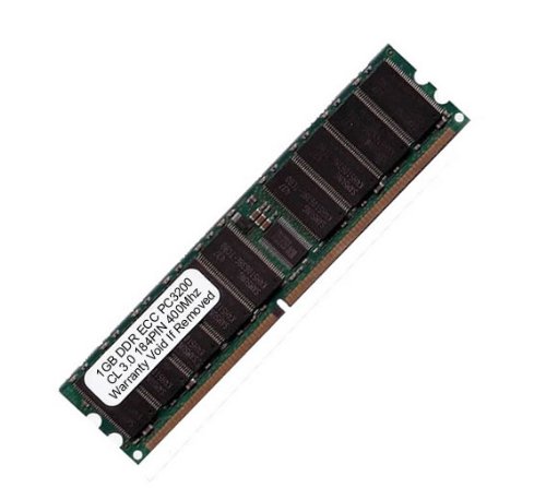 Komputerbay 1GB PC3200 DDR 400MHz CL3.0 ECC Registered 184 Pin - made for Servers not Desktops
