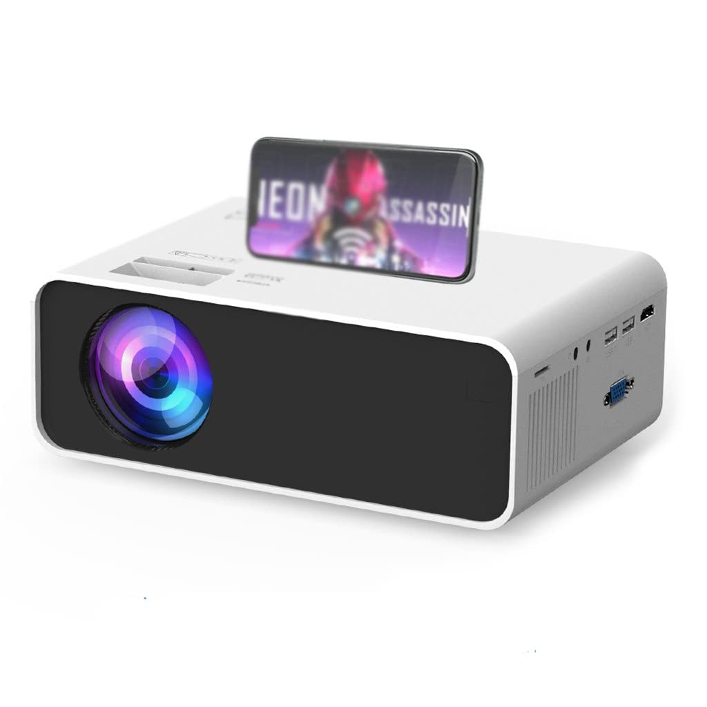 E460 LED Projector Mini Projector for Smartphone, or USB for iPhones Android Phone, Video Beamer (Color : E) (D )