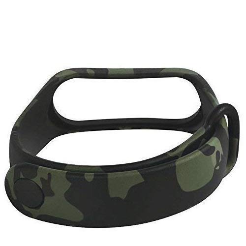 ACUTAS Sports Soft Silicone Durable TPU Wristband Lightweight Strap for XIAOMI MI Band 4 (Army Green) 3