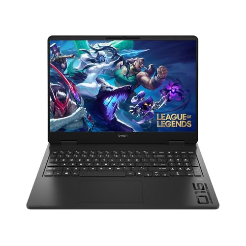 HP OMEN 16 Slim 16" IPS Micro-Edge Display, Gaming Laptop, Intel Core Ultra 7 255H 1.5GHz Processor; NVIDIA GeForce RTX 5070 8GB GDDR7; 32GB DDR5-5600 RAM; 1TB NVMe SSD 1
