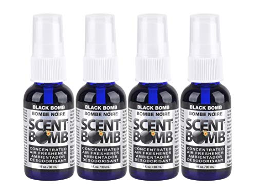 Scent Bomb Super Strong 100% Concentrated Air Freshener - 4 Pack (Black Bomb) 1
