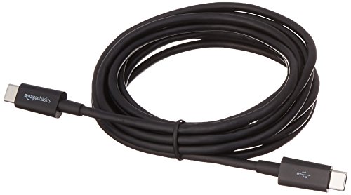 AmazonBasics USB Type-C to USB Type-C 2.0 Cable - 9 Feet (2.7 Meters) - Black 5