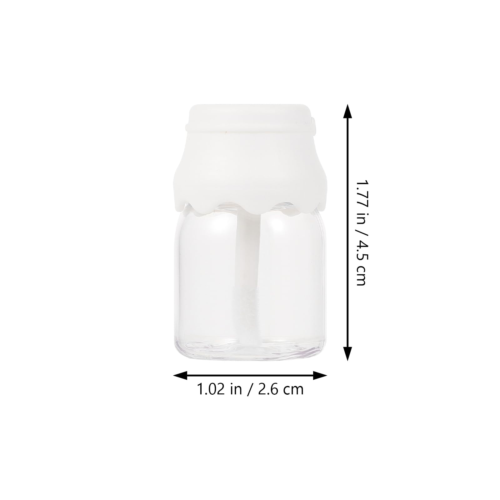 Housoutil 20PCS Empty Lip Gloss Tubes, Mini Refillable Lip Balm Containers, Transparent Plastic DIY Lip Gloss Bottles for Makeup 4