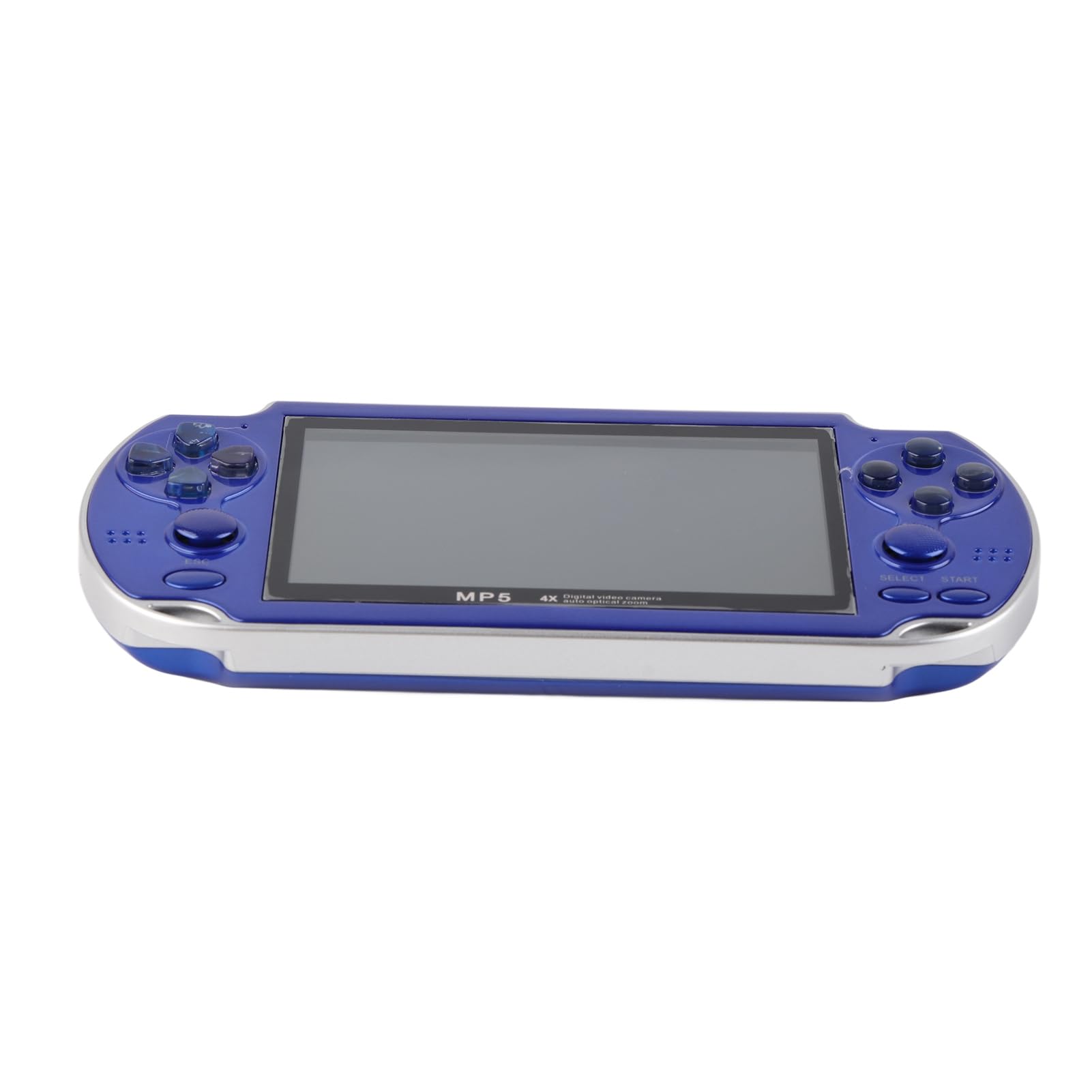 Classic Game Console - 4.3inch HD Screen Retro Game Console - Handheld Video Game Console with Dual Joystick Buttons and Built in 3000 Games for TV (Blue) 4