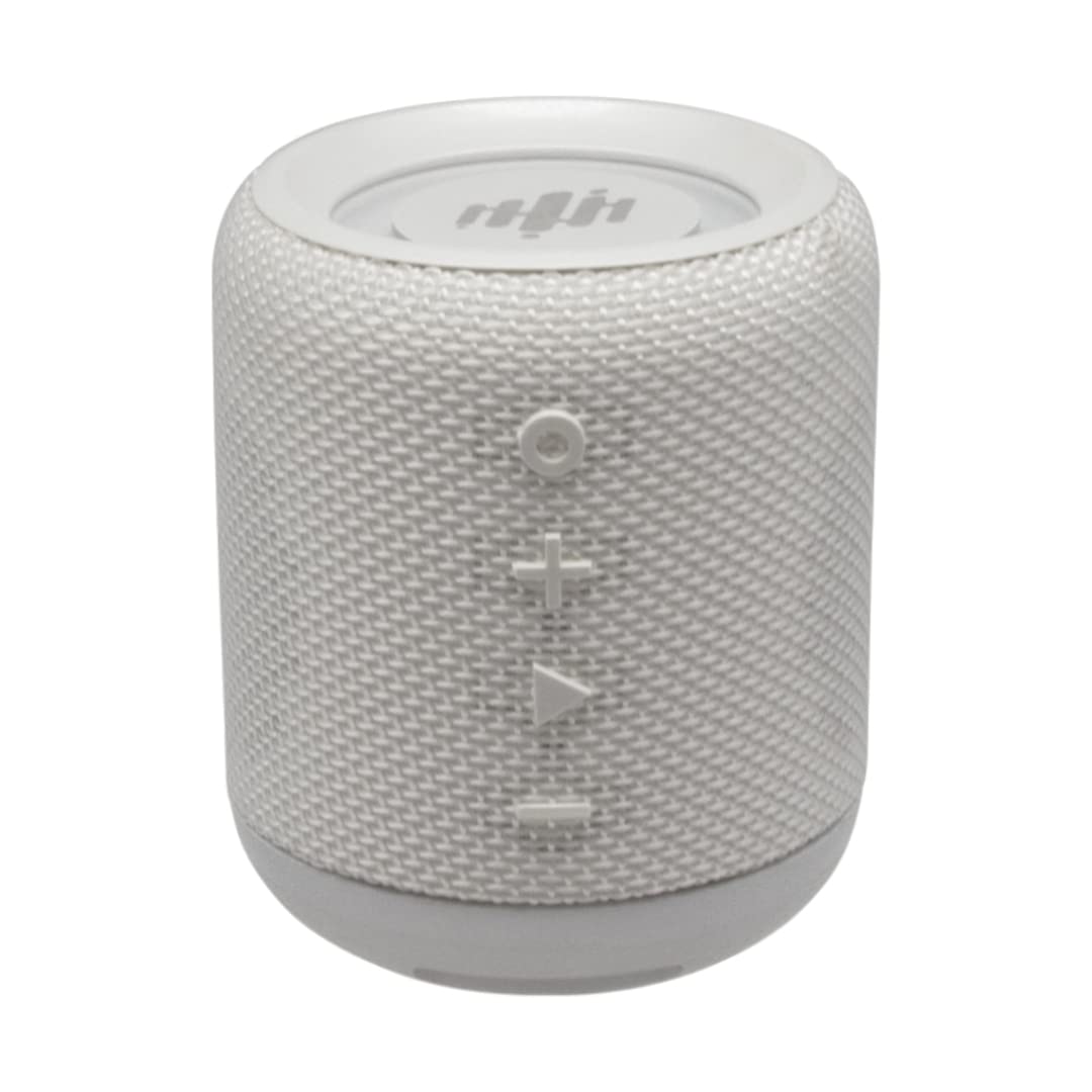 Zompers Pure-Hypr Audio SS-100 Sasquatch Sound Weatherproof Speaker | Portable Bluetooth Speaker | Powerful Bass, Built in FM Radio, Rugged, Hours of Enjoyment | White 1