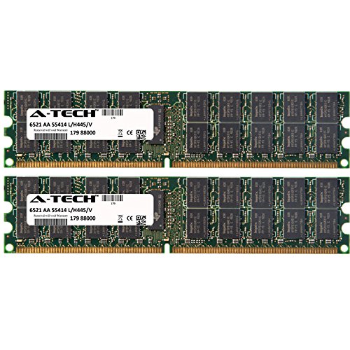 A-Tech 8GB (2x4GB) RAM for HP-Compaq Integrity rx3600, rx6600 | DDR2 800MHz ECC RDIMM PC2-6400 2rx4 Registered DIMM Server Memory Kit