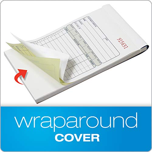 Adams Sales Order Book, 2-Part, Carbonless, White/Canary, 4-3/16 x 7-3/16 Inches, 50 Sets per Book (DC4705) 5