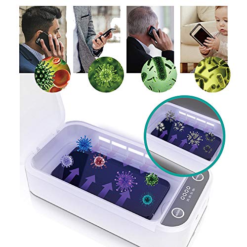 Cell Phone Clean Box, Portable Light Smart Phone Soap with USB Charging Function, Suitable for iOS Android Mobile Phone Toothbrush Keys 5